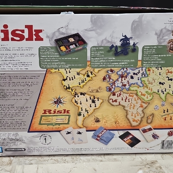 Risk: The Game Of Global Domination  (complete with Golden Calvary Token) - Picture 3 of 5